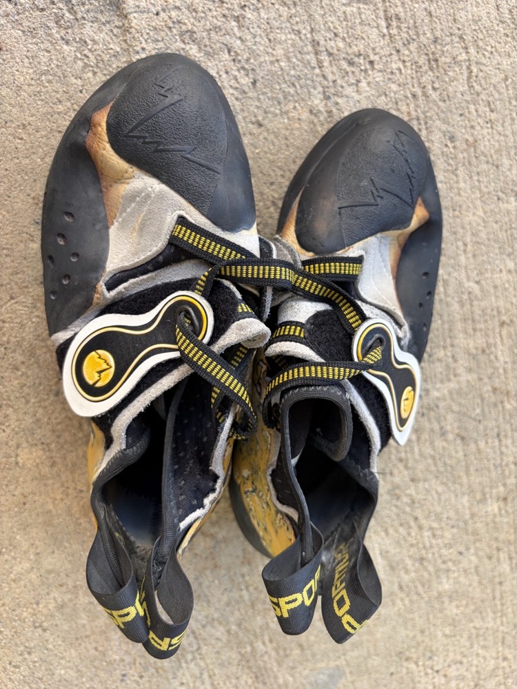 La Sportiva Solution Climbing Shoes – EU 38.5 / US Mens 6.5 / Women’s 7.5 Great