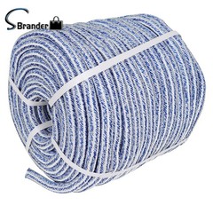 3/4 Inch × 200 Feet 24 Strand Braided Rope Arborist Tree Rope Blue And White