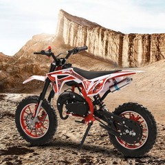 50cc Dirt Bike Pit Bike 2 Stroke Gas Powered Off Road Pull Start for Kids Gift