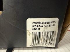 Powerslide Core Icon Inline Speed skates boot Size 39 7 25.1cm