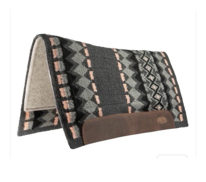 Weaver Leather Flex Contour Wool Blend Saddle Pad, 32 x 34”