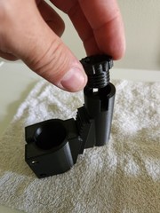Height Adjustable 30mm, 28mm, 25mm Clamp-On Globe Front Sight Kit for Air Rifles