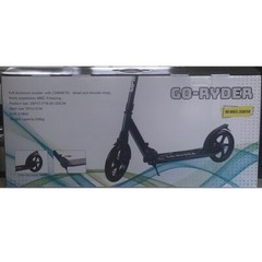 Large 9 inch Wheel Kick/Push Scooter for Adults Teens Easy Folding w/ Suspension