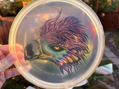 2018 Prehistoric Roc Smoke 180G Champion Patent # Penned Disc Golf Innova #3388