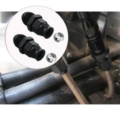 8AN Male to 3/8″ Hardline Compression Fitting 8AN to 3/8 in Swivel fitting