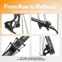 Compound Bow Kit 40-55lbs Archery Adults Hunters Outdoor Hunting Target Shooting