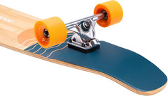 Retrospec Zed Pintail & Cruiser Longboard Adult Skateboard – 44In Bamboo & Canad