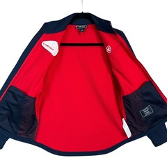 Ariat Jacket Team EQ Softshell USEF Pony Finals Navy Red L Equestrian Zip