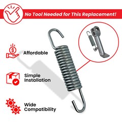 85 mm Kickstand Spring for Motovox MBX10 and MBX11 80cc Mini Bikes – Chrome