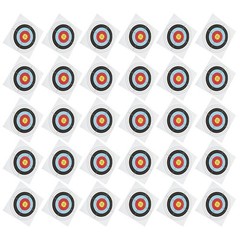 30 PCS Archery Target Paper Durable Full Shooting For Practice Popular