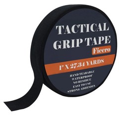 Gun Grip Tape, 1 Inch x 27.34 Yards Black Goon Tape, Water-Resistant Tactical Ta