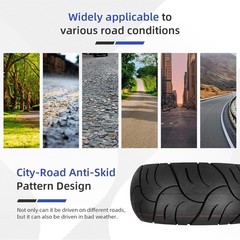 Ulip 100/55-6.5 Tire for Dualtron Ultra 2 THUNDER Kaabo Wolf Warrior set of 2