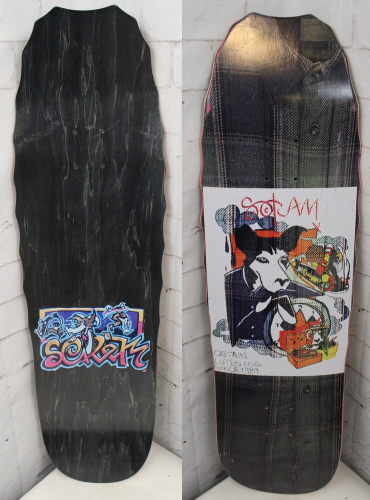Scram Lupes Log Shaped Skateboard Deck 9.5″ x 32.62″