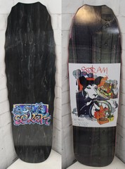Scram Lupes Log Shaped Skateboard Deck 9.5″ x 32.62″