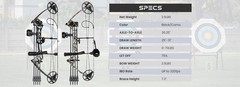 Compound Bow For Adults ＆ Youths,0-70Lbs,Adjustable Archery Hunting Training Set