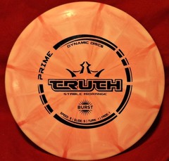 Dynamic Discs Prime Burst Truth Red Disc Golf Stable Midrange 174g