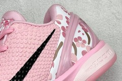 N K Kobe 6 Protro New Pink Cherry Blossom Pink Black PE2025-108 Men’s Size 4-14