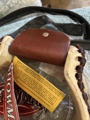 Showman Rawhide Covered Oxbow Stirrup with Leather Stitched Sides! Free Shipping