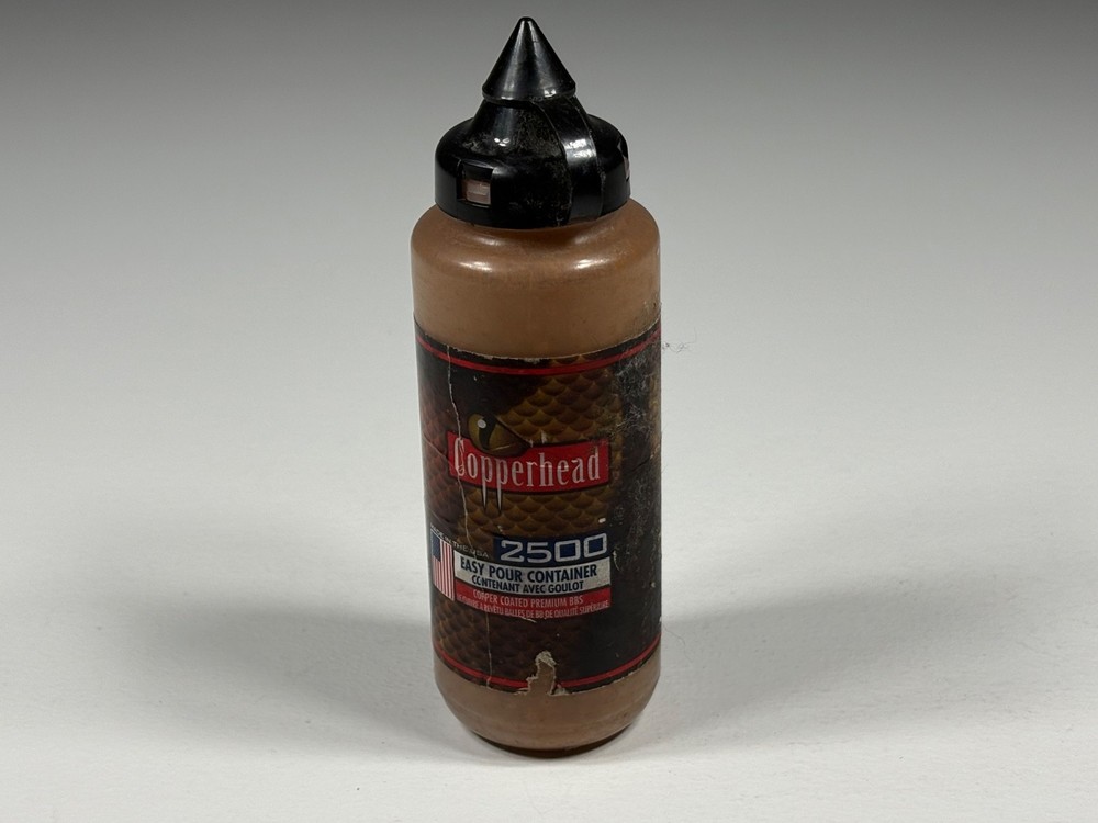 Copperhead BBs Unisex 2500 Count Copper Coated BBs Airgun Ammo Pour Spout