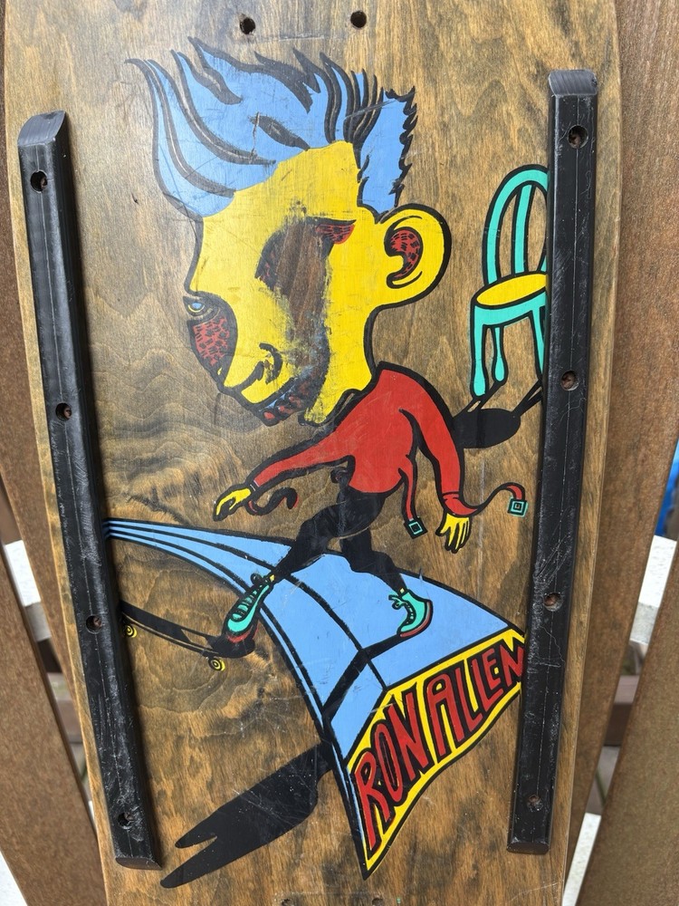 H-Street Ron Allen Skateboard Deck Vintage ’80s. OF Old School