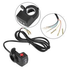 36V 7/8″ E-bike Electric Bike Scooter LED Twist Throttle Thumb Control Assembly