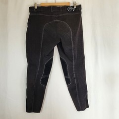 Ovation Riding Pants Women’s 34 R Equestrian Horse Gray Black 34 x 25