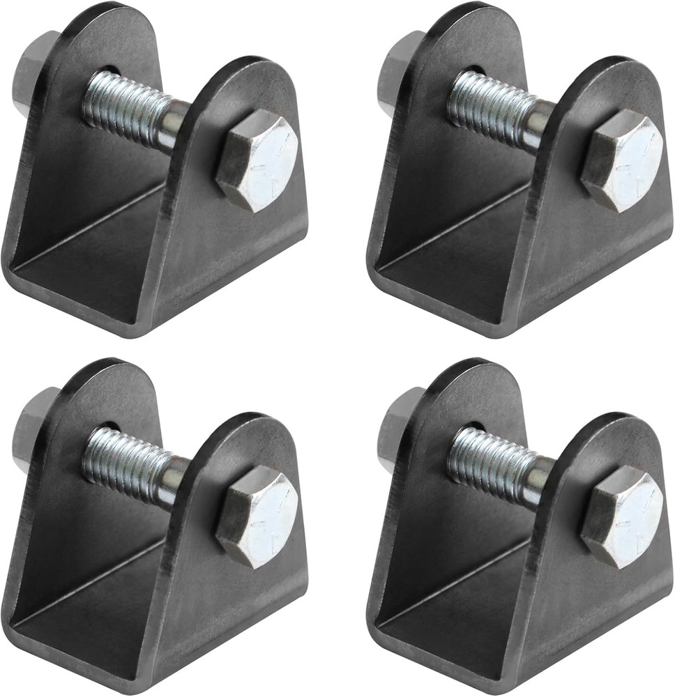 4 Pack Weld on Shock Mount, Shock Absorption Suspension Bracket for Motorcycle,