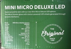 Micro Mini Deluxe LED Wheels Scooter Swiss-Designed, GREEN Ages 2-5 NEW