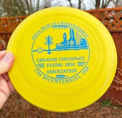1988 (Innova Mold) (One of a Kind) Patent Disc Golf Innova Frisbee 91 Mold #6200