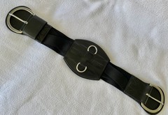 New 26″ TAPESTRY COMFORT GIRTH Western Saddle CINCH~BLACK~HIGH QUALITY