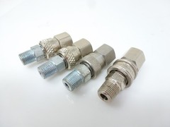 NEW Paintball High Pressure Quick Disconnect fill nipple fitting Set 1/8″ NPT
