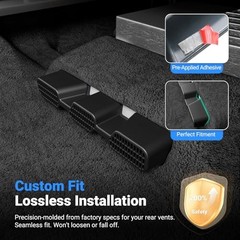 2PCS Under Seat Vent Deflectors Compatible with 2019-2025 Dodge RAM 1500