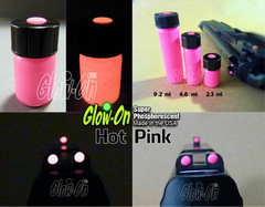 Glow-On HOT PINK Glow Paint For Gun Sights, Fishing Lures, 4.6 ml Vial