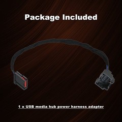 1x USB Media Hub Adapter Harness Wiring for Ford Sync 2 to SYNC 3 Upgrade (GEN1)