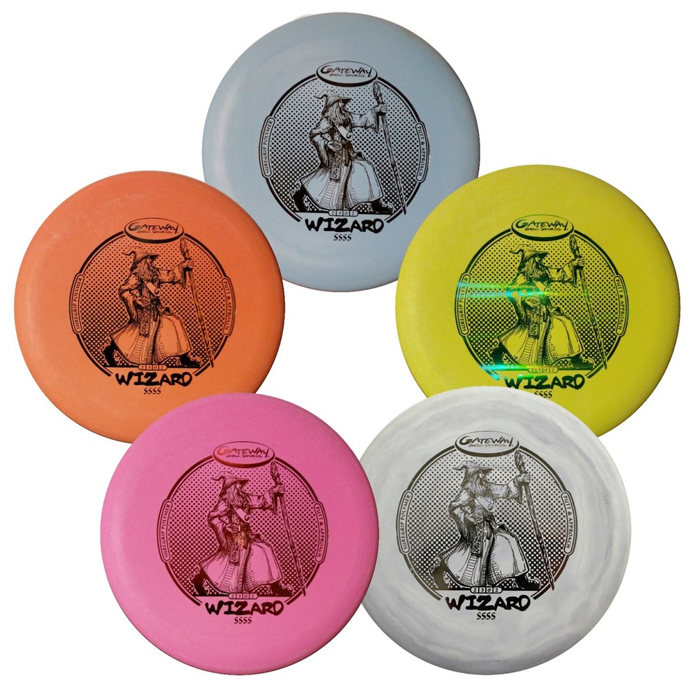 Gateway Wizard Disc Golf Putter Approach Disc (5 Pack) «Pick Flex»