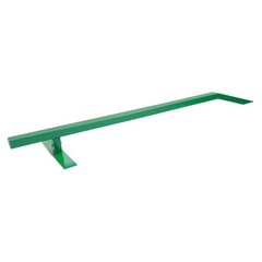 84.9In Skate Grind Rail Portable Skateboard Rail For Scooters, Snowboard Green