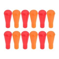 12Pcs Assorted Color Rubber Arrowheads Blunt Tips for Archery Practice