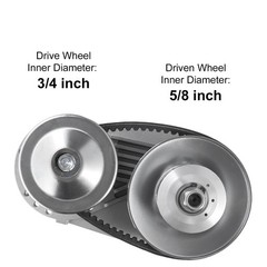 Uimoso 3/4″ Go Kart Torque Converter Clutch KIT TAV2 30-75 10T 12T #35 218353A