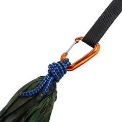 D Shape Clip Carabiner 12KN Aluminium Backpack Hook D Shape Hook Portable