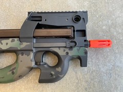 EMG KRYTAC FN Herstal P90 Airsoft AEG Training Rifle w/ Custom Cerakote BLK CAMO