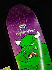 RARE SIGNED Natas Kaupas Patriot 101 Skateboard Deck World R7 Prime AUTOGRAPHED