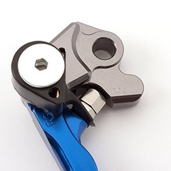 CNC Aluminum Dirt Bike Pivot Brake Clutch Levers Compatible with TTR Blue
