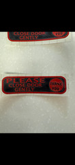 2 Permanent vinyl car sticker