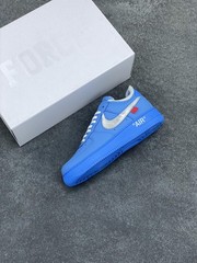 CI1173-400 Off White x Nk A Force 1 Low ’07 MCA University Blue