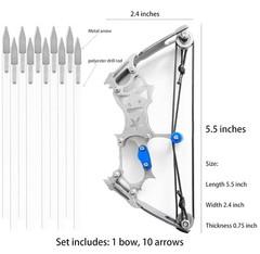Compound Bow Set Left Right Hand Archery Hunting Bow Metal Material Target