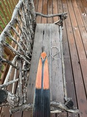 Vintage Damon Howatt Hunter Recurve Archery Bow AMO 62” 65# Right Handed Martin
