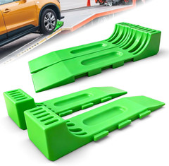 4 Pack Tire Skates with Interlocking & Expandable Design – Heavy Duty Tow Truck