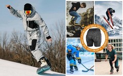 AVIVOR 3D Protective Shorts Hip Pads for Snowboard Ski Unisex Sports Safety Gear