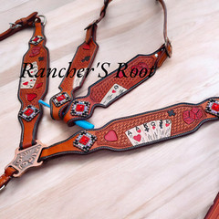Western Horse Leather Tack Set | Vegas Ace Tack Set