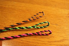 Flemish Twist Bow String – D97/»Fast Flight» – Black & Bright Colors